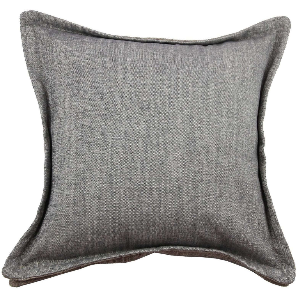 McAlister Textiles Rhumba Accent Grey + Taupe Beige Cushion Cushions and Covers Cover Only 43cm x 43cm 