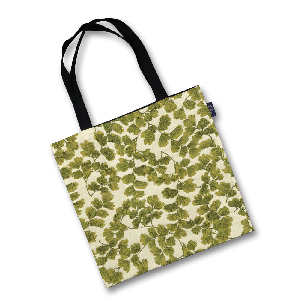 McAlister Textiles Maidenhair Fern Green Tapestry Tote Bag Tote Bag 