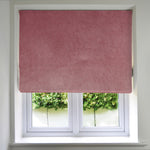 Charger l&#39;image dans la galerie, McAlister Textiles Matt Blush Pink Velvet Roman Blind Roman Blinds Standard Lining 130cm x 200cm Rose Pink
