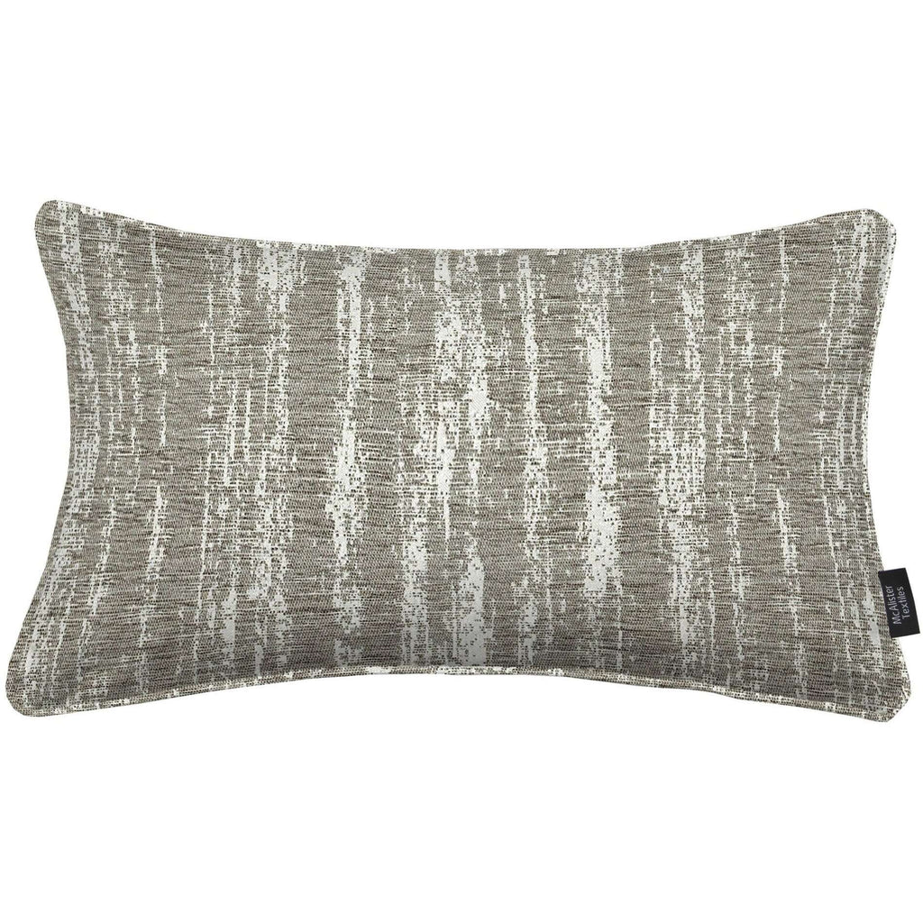 McAlister Textiles Textured Chenille Silver Grey Pillow Pillow Cover Only 50cm x 30cm 