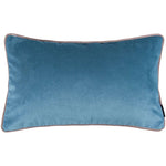 Charger l&#39;image dans la galerie, McAlister Textiles Matt Duck Egg Blue Velvet Pillow Pillow Cover Only 50cm x 30cm 
