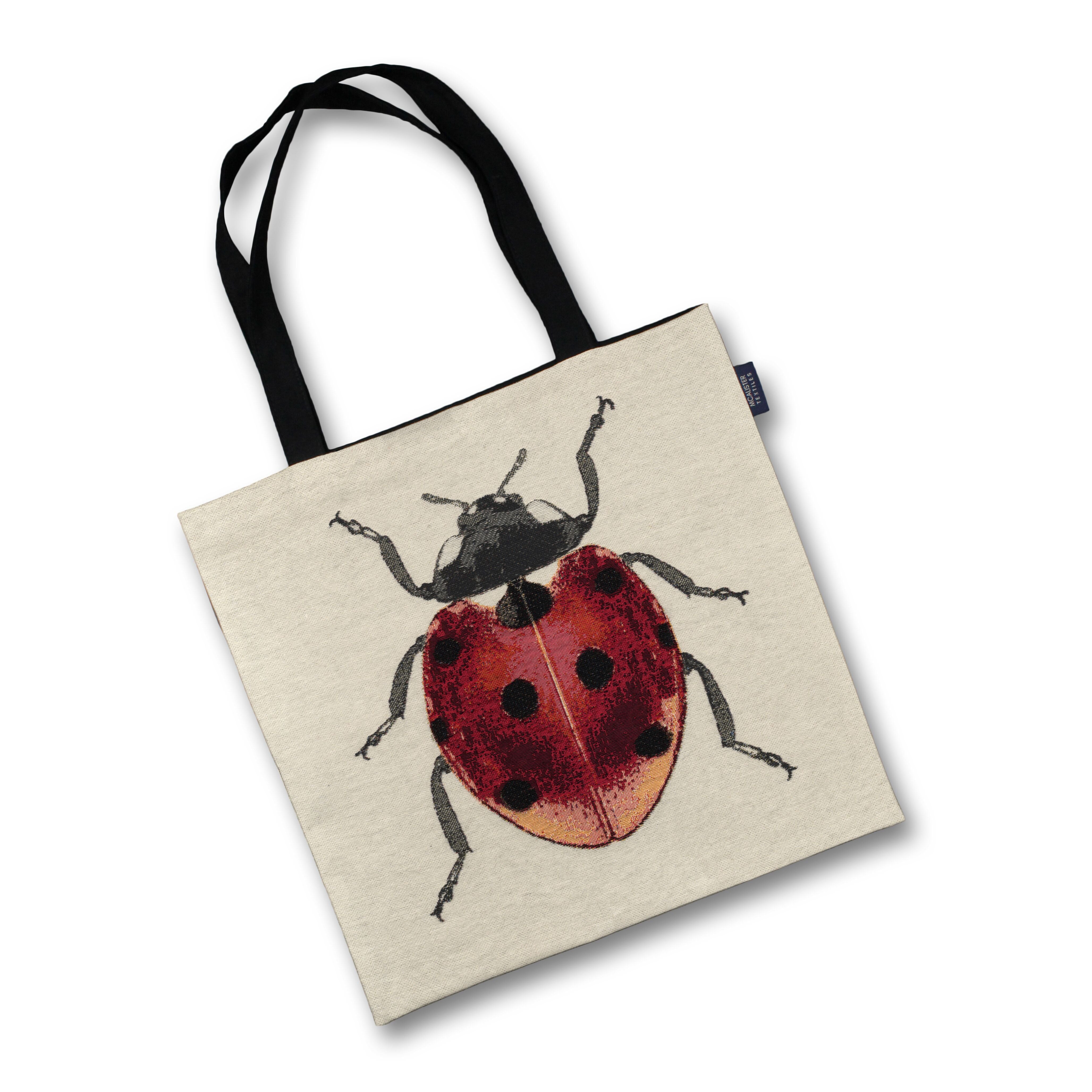 McAlister Textiles Ladybird Tapestry Tote Bag Tote Bag 