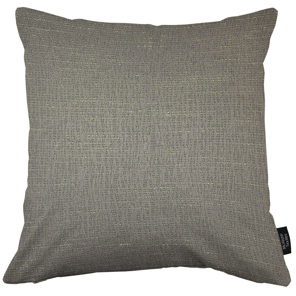 McAlister Textiles Linea Grey Plain Cushions Cushions and Covers Cover Only 43cm x 43cm 