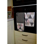 Charger l&#39;image dans la galerie, McAlister Textiles Vita Pink Cotton Print Single Oven Mitt Kitchen Accessories 
